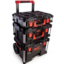 Milwaukee PACKOUT Pojazdná sada kufrov/boxov 3 ks 4932464244