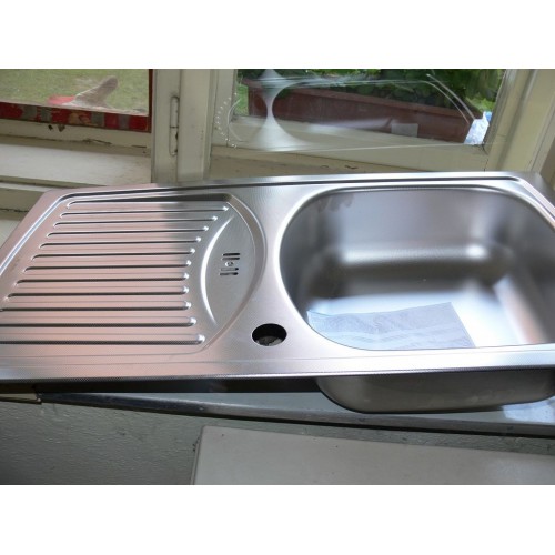 ALVEUS BASIC 150 kuchynský drez DEKOR, 780x435 mm, otvor pre baterie viz. foto ALVEUS BASIC 150 kuchynský drez DEKOR, 780x435 mm, otvor pre baterie viz. foto