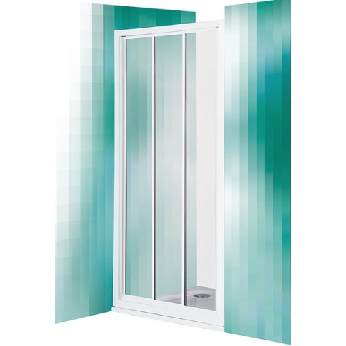 ROLTECHNIK Sprchové dvere posuvné PD3N / 1000 striebro / rugiada