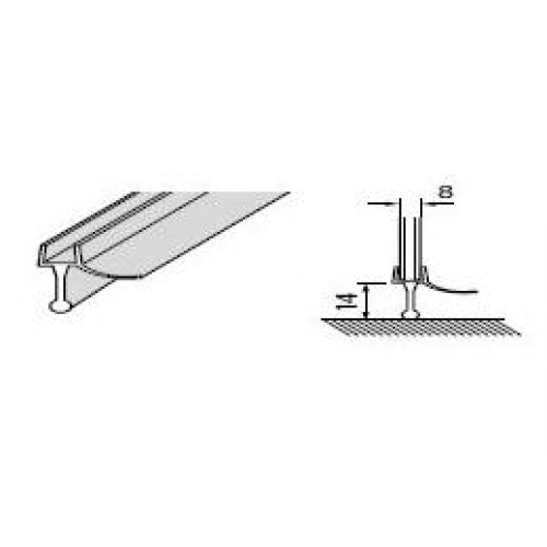 Villeroy & Boch Subway Drenážna tesnenie, s krátkym upevnením skla, pre 8 mm sklo Villeroy & Boch Subway Drenážna tesnenie, s krátkym upevnením skla, pre 8 mm sklo