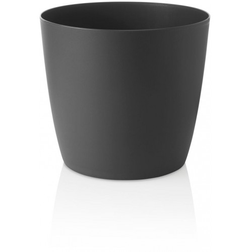 PLASTKON Dekoratívne kvetináč Ella Twist'n'Roll 40 cm matná antracit