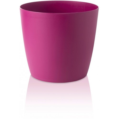 PLASTKON Dekoratívne kvetináč Ella Twist'n'Roll 40 cm matná fuksie