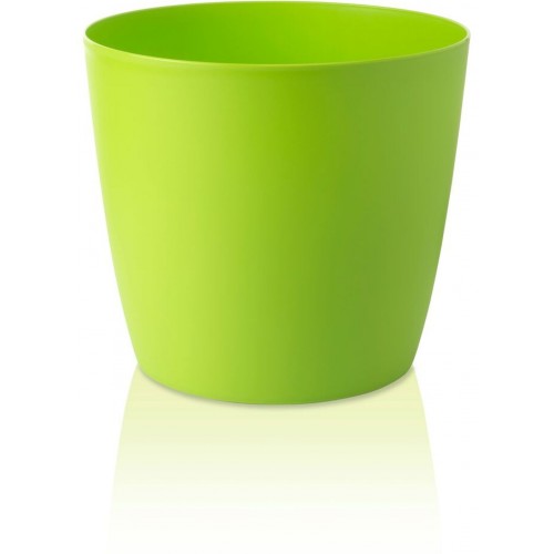 PLASTKON Dekoratívne kvetináč Ella Twist'n'Roll 40 cm matná hráškovo zelená