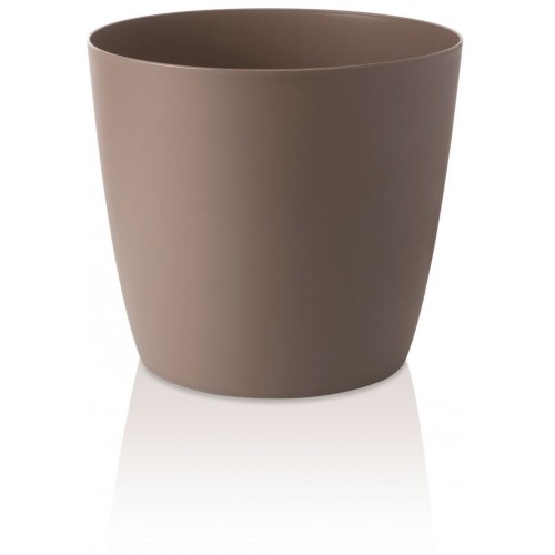 PLASTKON Dekoratívne kvetináč Ella Twist'n'Roll 35 cm matná taupe PLASTKON Dekoratívne kvetináč Ella Twist'n'Roll 35 cm matná taupe