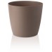 PLASTKON Dekoratívne kvetináč Ella Twist'n'Roll 35 cm matná taupe