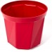 PLASTKON Dekoratívny kvetináč Rosa 30 cm červená