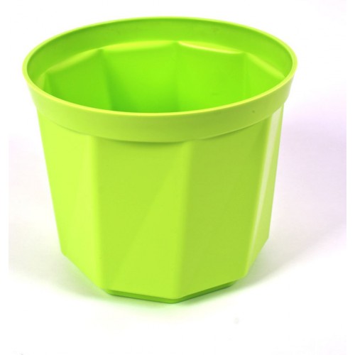 PLASTKON Dekoratívny kvetináč Rosa 30 cm hráškovo zelená