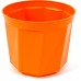 PLASTKON Dekoratívny kvetináč Rosa 17 cm oranžová