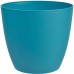 PLASTKON Dekoratívní kvetináč Ella matný 21 cm tyrkys