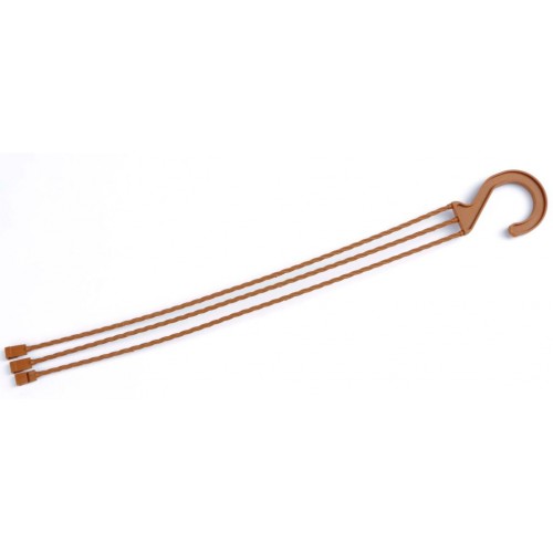 PLASTKON Záves pre závesný kvetináč Harmonie (3ramenný) hnedá