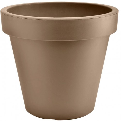 PLASTKON Dekoratívne kvetináč Metro Twist'n'Roll 29 cm taupe