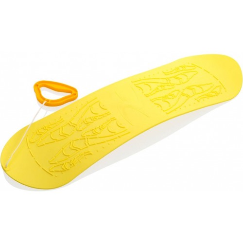 PLASTKON Snowboard skyboardov žltá