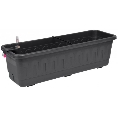 PLASTKON Samozavlažovací truhlík Smart Systém Fantazie 80 cm antracit