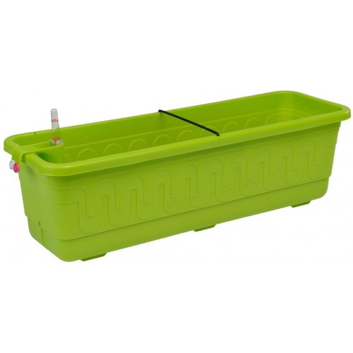 PLASTKON Samozavlažovací truhlík Smart Systém Fantazie 100 cm hráškovo zelený
