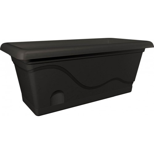 PLASTKON Samozavlažovací truhlík Titanic 50 cm antracit