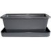 PLASTKON Truhlík Small window box s miskou 20 cm antracit