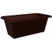 PLASTKON Truhlík Small window box s miskou 20 cm hnedá