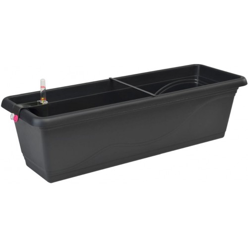 PLASTKON Samozavlažovací truhlík Smart Systém Extra Line 80 cm antracit