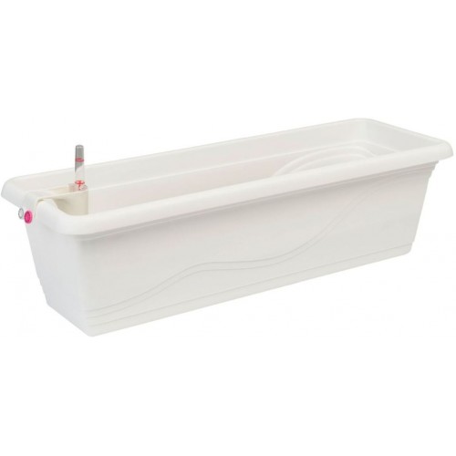 PLASTKON Samozavlažovací truhlík Smart Systém Extra Line 50 cm biela