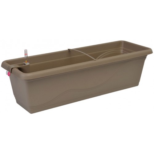 PLASTKON Samozavlažovací truhlík Smart Systém Extra Line 80 cm taupe