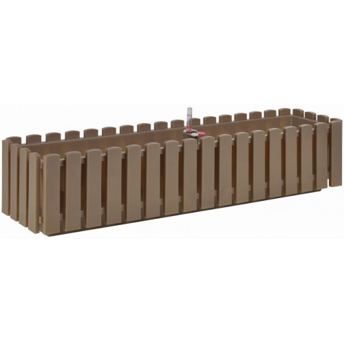 PLASTKON Samozavlažovací truhlík Smart Systém FENCY 75 cm taupe