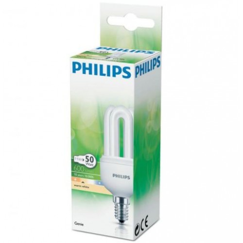 PHILIPS GENIE żarówka 11W 827 E14 230-240V 1PPF, 68711500801166 PHILIPS GENIE żarówka 11W 827 E14 230-240V 1PPF, 68711500801166