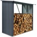 Riwall PRO RMWS 3x7 Anthracite - prístrešok na drevo 2 x 1,5 m s pultovou strechou WS-B1-A