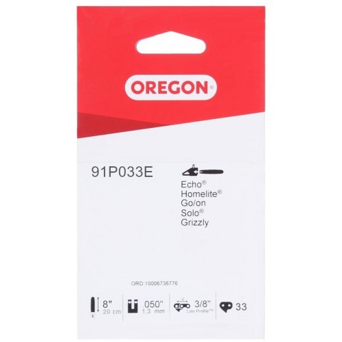 Riwall PRO Pílová reťaz Oregon 3/8" 1,3 mm – 33 článkov (lišťa 8") 91P 33E Riwall PRO Pílová reťaz Oregon 3/8" 1,3 mm – 33 článkov (lišťa 8") 91P 33E