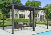 Riwall PRO RMBP 13 x 10 Anthracite – bioklimatická pergola (4 x 3) BP-QR43