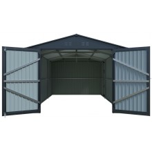 Riwall PRO RMCG 20x10 Anthracite - garáž 6 x 3 m so sedlovou strechou antracit CG-K2010