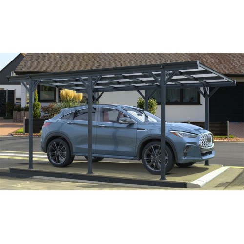 Riwall PRO RMCP 16 x 10 Anthracite – prístrešok pre auto (5 x 3 m) CH500-GT