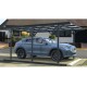 Riwall PRO RMCP 16 x 10 Anthracite – prístrešok pre auto (5 x 3 m) CH500-GT