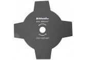 Riwall PRO Žací nôž štvorzubý ku krovinorezu pr. 255mm, vnútorný pr. 25,4mm, hrúbka 1,4mm