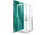 ROLTECHNIK Sprchové dvere posuvné ECS2L/900 brillant/transparent 560-900000L-00-02