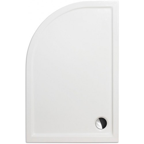 ROLTECHNIK Štvrťkruhová asymetrická vanička FLAT ASYMMETRIC/1200x800, pravá 8000246