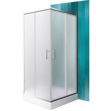 ROLTECHNIK Štvorcový sprchovací kút ORLANDO NEO/900 brillant/matt glass N0655
