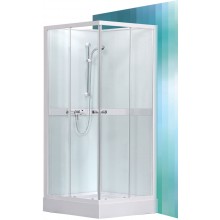 ROLTECHNIK Sprchovací box štvorcový SIMPLE SQUARE/800 biela/transparent 4000692
