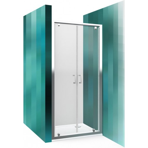 ROLTECHNIK Sprchové dvere dvojkrídlové LLDO2/800 brillant/transparent 552-8000000-00-02