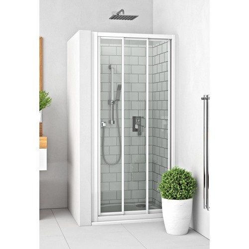 ROLTECHNIK Sprchové dvere posuvné PD3N/1000 biela/rugiada 413-1000000-04-16