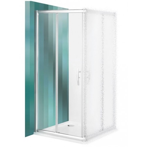 ROLTECHNIK Sprchové dvere posuvné PXS2L/900 brillant/transparent 537-9000000-00-02