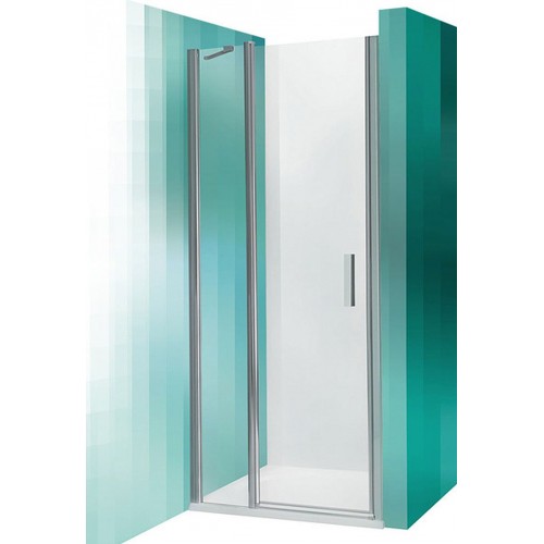 ROLTECHNIK Sprchové dvere jednokrídlové TDN1/1000 striebro/transparent 726-1000000-01-02