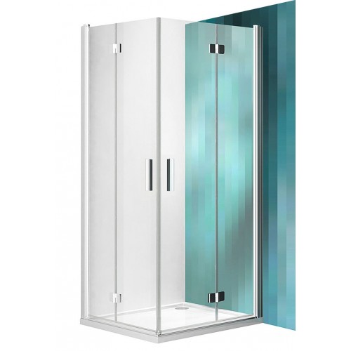 ROLTECHNIK Sprchové dvere zalamovacie TZNL1/800 brillant/transparent 739-800000L-00-02