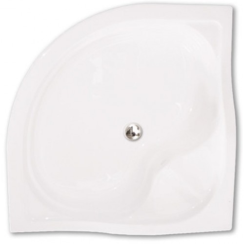 ROLTECHNIK Štvrťkruhová samonosná polohluboká vanička SEMIDEEP NEO/800 8000197