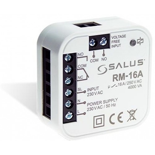 SALUS RM-16A Modul pomocného relé SALUS RM-16A Modul pomocného relé