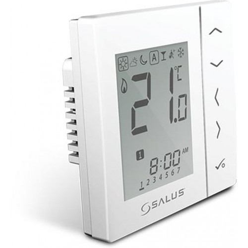 SALUS VS10B digitálny podomietkový termostat, biely