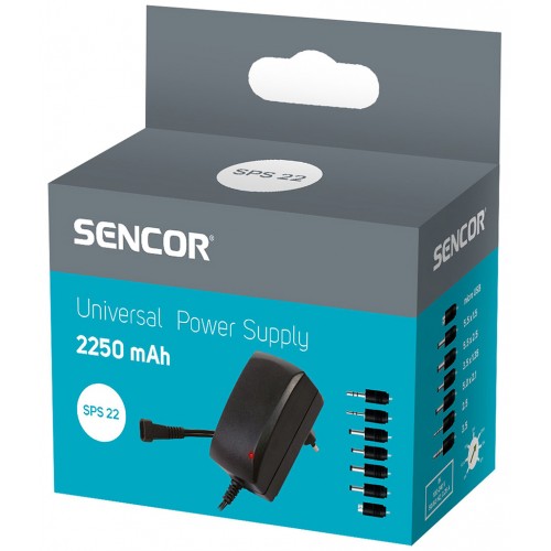 SENCOR SPS 22 Univerzálny napájací zdroj 2250 mA 35052996