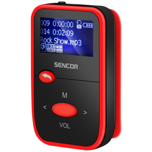 SENCOR SFP 4408 RD 8GB MP3 prehrávač 35053773 SENCOR SFP 4408 RD 8GB MP3 prehrávač 35053773