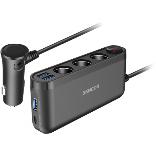 SENCOR SCH 470 USB / 12V / 24V Zásuvka do auta 35055415 SENCOR SCH 470 USB / 12V / 24V Zásuvka do auta 35055415