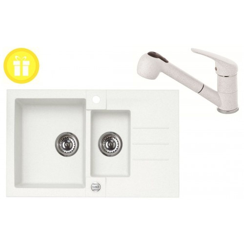 ALVEUS set drez Rock 70 + batérie AM 20 white + darček zdarma