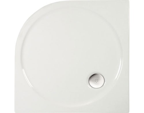 POLYSAN Sprchová vanička SONATA R50 80 štvrťkruhová s podstavcom